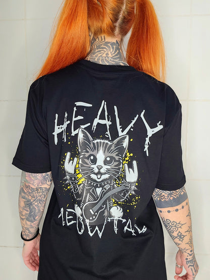 'Heavy Meowtal' Premium Tee